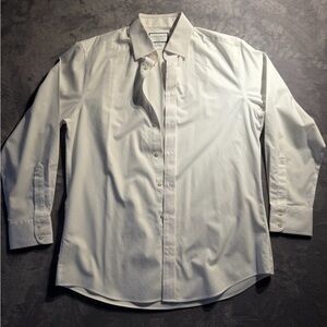 Charles Tyrwhitt White Long-Sleeve Dress Shirt